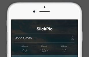 iPhone App Main Screen
