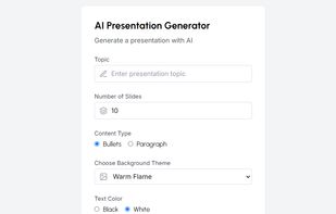 Slide AI - AI Presentation Generator