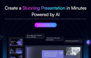 Slide Team AI Presentation Generator screenshot 1