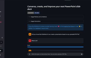 SlideDeck AI: Create a PowerPoint presentation using the Streamlit app