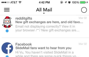 SlideMail screenshot 1