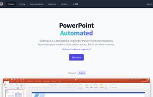 Front page screenshot