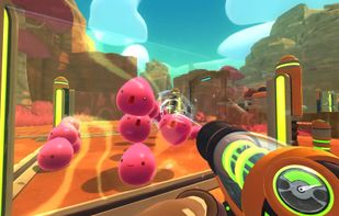 Pink Slimes in a Corral