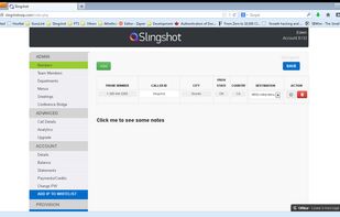 Slingshot VoIP screenshot 2