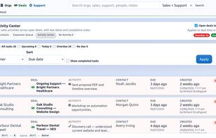 Upcoming Sales Item Management