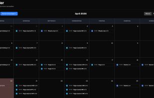 All events in calendar