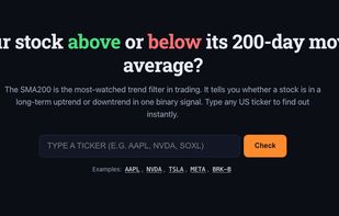 SMA200 Tracker screenshot 1