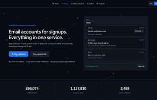Smakmail screenshot 1