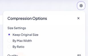 compression options