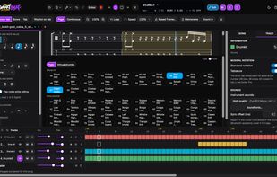 Editing drum track