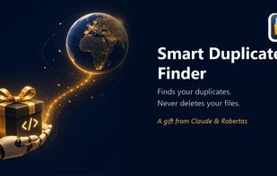 Smart Duplicate Finder - free, open source, portable; a gift from Claude & Robertas