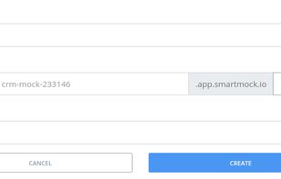 Create New Blank Workspace (identified by domain) View