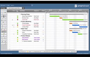 Smartsheet screenshot 1