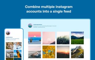 Instagram Feed: combine several Instagram accounts into one feed