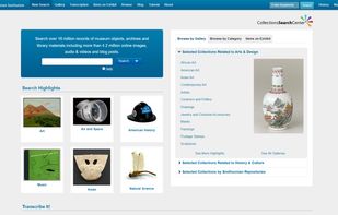 Smithsonian Open Access screenshot 1
