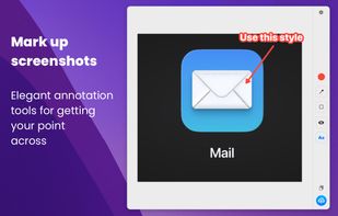 Screenshot markup tools