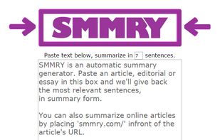 SMMRY screenshot 1
