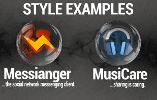 Smoke & Glass Icon Pack screenshot 2