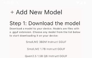 SmolChat screenshot 1