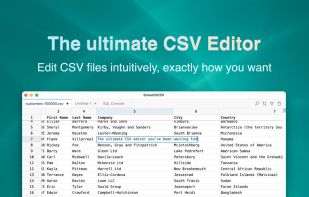 SmoothCSV screenshot 1
