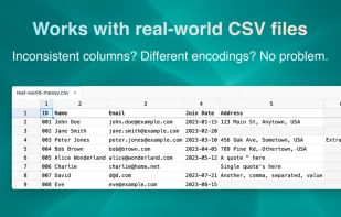 SmoothCSV screenshot 2
