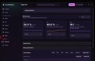 Your PC: monitoring tool 