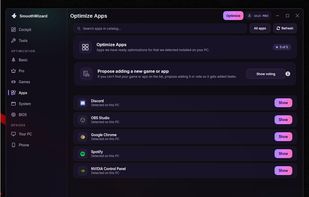 Apss Optimization: per-app configs and mods (PRO)