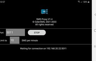 SMS Proxy screenshot 1