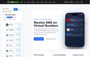 SMSCodex screenshot 1