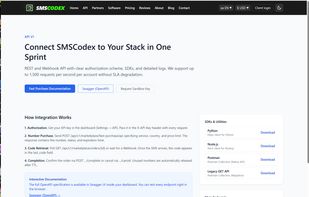 SMSCodex screenshot 2