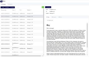 smtp4dev main user interface
