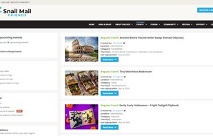 Snail Mail Friends Swap Events