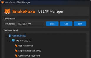 SnakeUsbIP screenshot 1