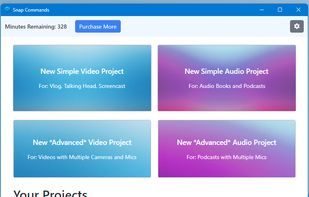 Generating the output uploads the audio from your video. Our server analyzes it to find your audio commands and create clipping markers.