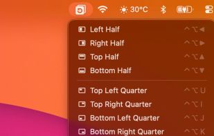 Menu bar app with minimal resource usage