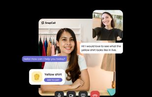 Multiply sales by 3x-5x. Bring the in-store buying experience to virtual shopping.
