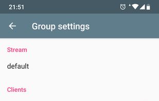 Snapcast screenshot 2