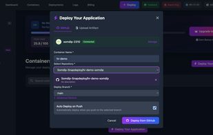 Deployment from Github