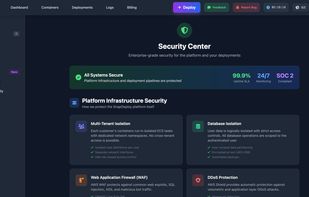 Snapdeploy Security Center 