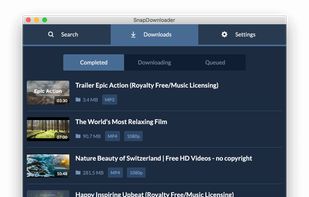 SnapDownloader screenshot 1