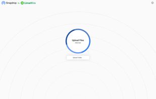 New website after being acquired by LimeWire.