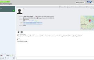 The SnapEngage Dashboard. This is where you chat with your customers.