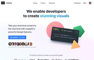 snappify landingpage