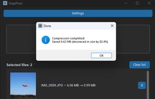 Multi photo compression