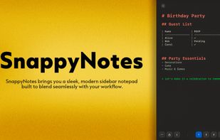 SnappyNotes screenshot 1