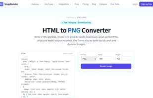 SnapRender screenshot 1