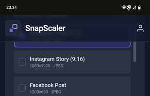 Results after processing