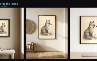 From one artwork to room mockups for your Etsy listing