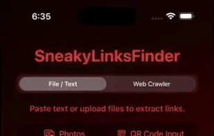 SneakyLinksFinder screenshot 1