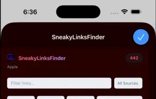 SneakyLinksFinder screenshot 2